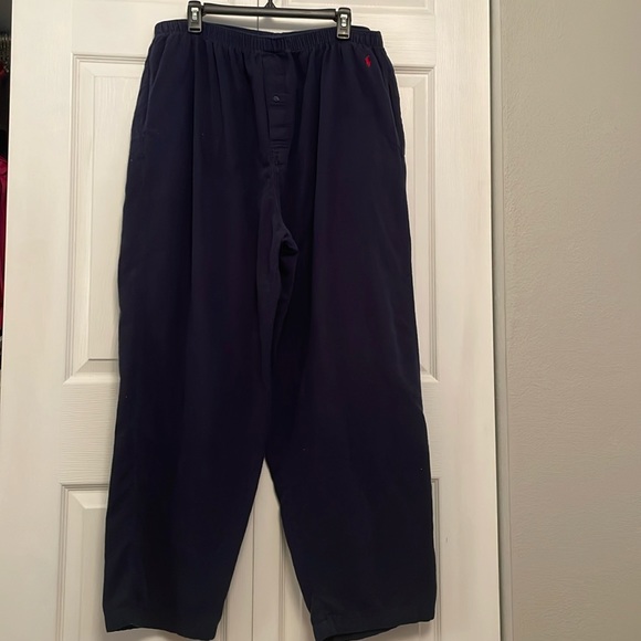 POLO By Ralph Lauren Sleepwear Cotton Pants Pajama Pants XL With Pockets - Picture 1 of 10